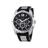  Shop Authentic Guess Intrepid Chronograph Black Dial Two Tone Steel Strap Watch for Men - W0167G1 - Luxxuri