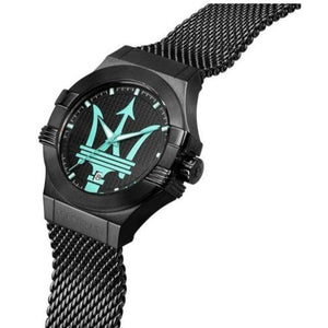  Shop Authentic Maserati Potenza Aqua Edition Black Dial Black Mesh Strap Watch For Men - R8853144002 - Luxxuri