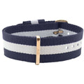  Shop Authentic Daniel Wellington Classic Glasgow White Dial Two Tone NATO Strap Watch For Men - DW00100018 - Luxxuri