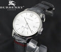  Shop Authentic Burberry Classic Round Cream Dial Black Leather Strap Watch for Men - BU10008 - Luxxuri