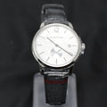  Shop Authentic Burberry Classic Round Cream Dial Black Leather Strap Watch for Men - BU10008 - Luxxuri
