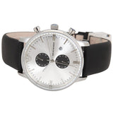  Shop Authentic Emporio Armani Gianni White Dial Black Leather Strap Watch For Men - AR0385 - Luxxuri