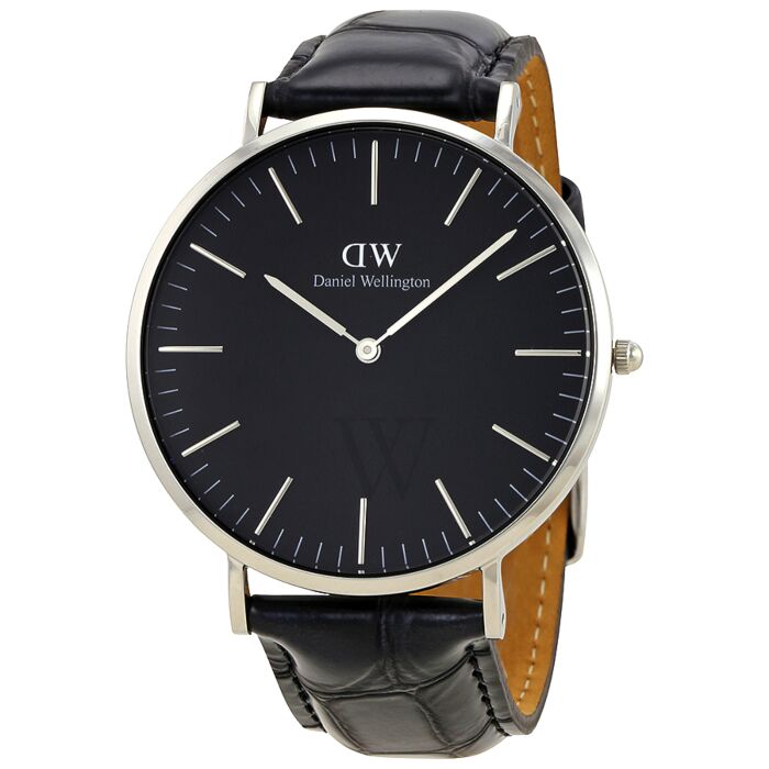  Shop Authentic Daniel Wellington Classic Reading Black Dial Black Leather Strap Watch For Men - DW00100135 - Luxxuri