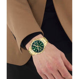  Shop Authentic Hugo Boss Allure Chronograph Green Dial Gold Steel Strap Watch for Men - 1513923 - Luxxuri