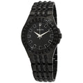  Shop Authentic Bulova Crystal Collection Phantom Black Dial Black Steel Strap Watch for Men - 98A240 - Luxxuri