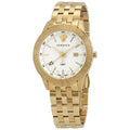  Shop Authentic Versace Univers Quartz White Dial Gold Steel Strap Watch for Men - VEBK00518 - Luxxuri