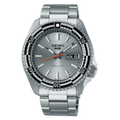 Seiko 5 Sports Special Edition Silver Dial Silver Steel Strap Watch For Men - SRPK09K1