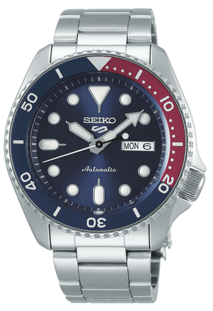  Shop Authentic Seiko 5 Sports Automatic Blue Dial Silver Steel Strap Watch For Men - SRPD53K1 - Luxxuri