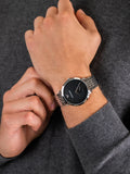  Shop Authentic Emporio Armani Classic Quartz Black Dial Silver Steel Strap Watch For Men - AR11161 - Luxxuri