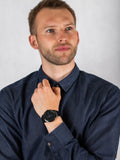  Shop Authentic Fossil The Minimalist Black Dial Black Steel Strap Watch for Men - FS5308 - Luxxuri