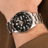  Shop Authentic Seiko 5 Sports Automatic Black Dial Silver Steel Strap Watch For Men - SRPD57K1 - Luxxuri