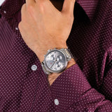  Shop Authentic Tommy Hilfiger Chronograph Grey Dial Silver Steel Strap Watch for Men - 1710382 - Luxxuri