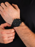  Shop Authentic Tommy Hilfiger Briggs Black Dial Black Steel Strap Watch for Men  - 1791423 - Luxxuri