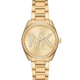  Shop Authentic Michael Kors Janelle Quartz Gold Dial Gold Steel Strap Watch For Women - MK7381 - Luxxuri