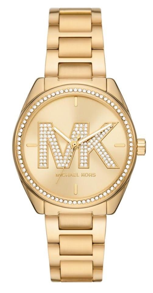  Shop Authentic Michael Kors Janelle Quartz Gold Dial Gold Steel Strap Watch For Women - MK7381 - Luxxuri