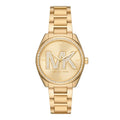  Shop Authentic Michael Kors Janelle Quartz Gold Dial Gold Steel Strap Watch For Women - MK7381 - Luxxuri