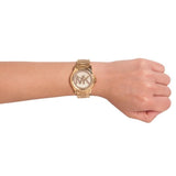  Shop Authentic Michael Kors Runway Gold Dial Gold Steel Strap Watch for Women - MK5786 - Luxxuri