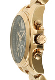  Shop Authentic Michael Kors Bradshaw Chronograph Black Dial Gold Steel Strap Watch For Women - MK6959 - Luxxuri