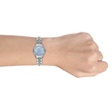  Shop Authentic Michael Kors Runway Mercer Quartz Mother of Pearl Blue Dial Silver Steel Strap Watch For Women - MK6857 - Luxxuri