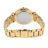  Shop Authentic Michael Kors Abbey Three-Hand Analog White Dial Gold Steel Strap Watch for Women - MK4615 - Luxxuri