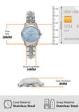  Shop Authentic Michael Kors Runway Mercer Quartz Mother of Pearl Blue Dial Silver Steel Strap Watch For Women - MK6857 - Luxxuri
