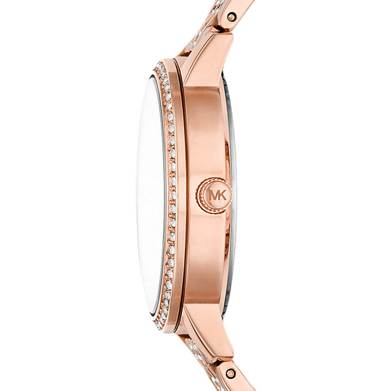  Shop Authentic Michael Kors Melissa Pave Quartz Rose Gold Dial Rose Gold Steel Strap Watch for Women - MK4372 - Luxxuri