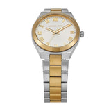  Shop Authentic Michael Kors Lennox Three-Hand White Dial Two Tone Steel Strap Watch for Women - MK7464 - Luxxuri
