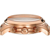  Shop Authentic Michael Kors Runway Chronograph Rose Gold Dial Rose Gold Steel Strap Watch For Women - MK7324 - Luxxuri