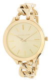  Shop Authentic Michael Kors Runway Gold Dial Gold Steel Strap Watch for Women - MK3222 - Luxxuri