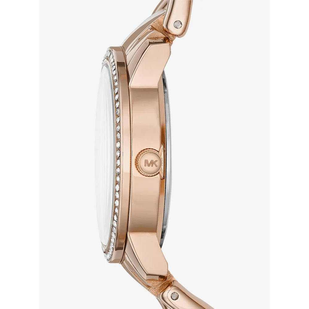  Shop Authentic Michael Kors Nini Quartz Crystals Rose Gold Dial Rose Go Watch For Women - MK3236 - Luxxuri