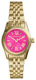  Shop Authentic Michael Kors Lexington Quartz Pink Dial Gold Steel Strap Watch For Women - MK3270 - Luxxuri