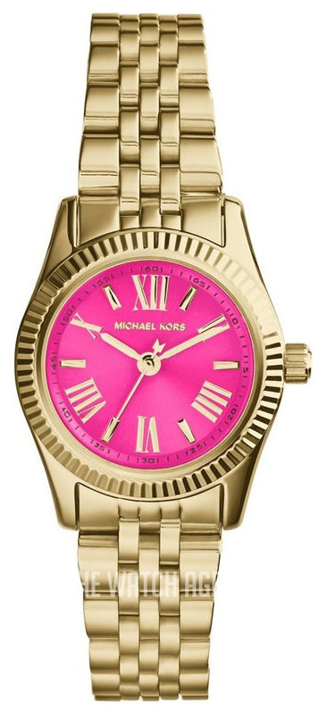  Shop Authentic Michael Kors Lexington Quartz Pink Dial Gold Steel Strap Watch For Women - MK3270 - Luxxuri