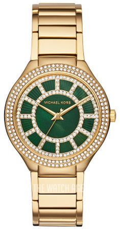  Shop Authentic Michael Kors Kerry Green Dial Gold Steel Strap Watch for Women - MK3409 - Luxxuri