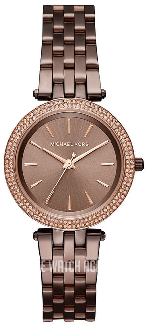  Shop Authentic Michael Kors Darci Quartz Brown Dial Brown Steel Strap Watch For Women - MK3553 - Luxxuri