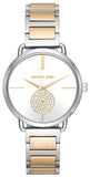  Shop Authentic Michael Kors Silver Dial Two Tone Steel Strap Watch for Women - MK3679 - Luxxuri