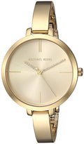  Shop Authentic Michael Kors Jaryn Quartz Gold Dial Gold Steel Strap Watch For Women - MK3734 - Luxxuri