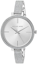  Shop Authentic Michael Kors Jaryn Quartz Silver Dial Silver Steel Strap Watch For Women - MK3783 - Luxxuri