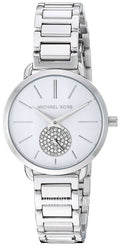  Shop Authentic Michael Kors Portia Quartz Silver Dial Silver Steel Strap Watch For Women - MK3837 - Luxxuri