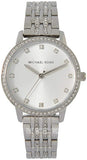 Shop Authentic Michael Kors Melissa Quartz Silver Dial Silver Steel Strap Watch for Women - MK4367 - Luxxuri