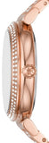  Shop Authentic Michael Kors Abbey Three-Hand Analog Crystals Rose Gold Dial Rose Gold Steel Strap Watch for Women - MK4617 - Luxxuri