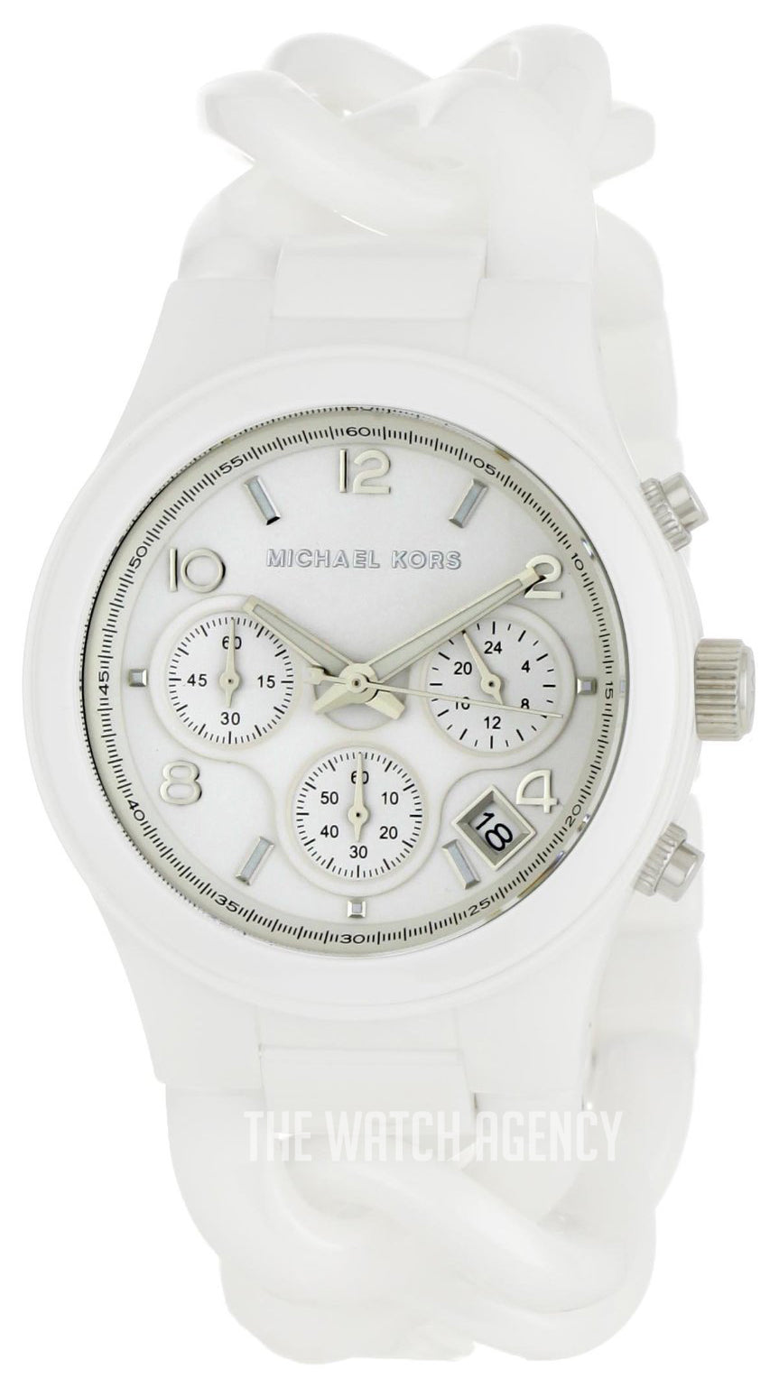  Shop Authentic Michael Kors Ceramic White Dial White Steel Strap Watch for Women - MK5387 - Luxxuri