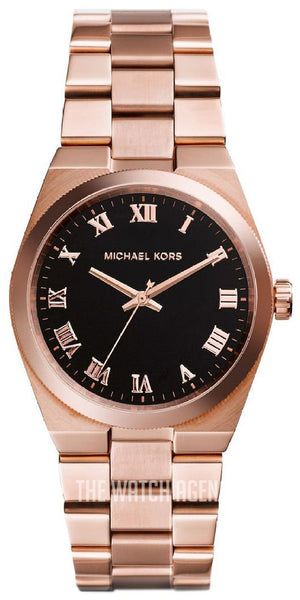  Shop Authentic Michael Kors Channing Black Dial Rose Gold Steel Strap Watch For Women - MK5937 - Luxxuri