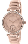  Shop Authentic Michael Kors Skylar Quartz Rose Gold Dial Rose Gold Steel Strap Watch For Women - MK5971 - Luxxuri