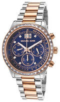  Shop Authentic Michael Kors Brinkley Blue Dial Two Tone Steel Strap Watch for Women - MK6205 - Luxxuri