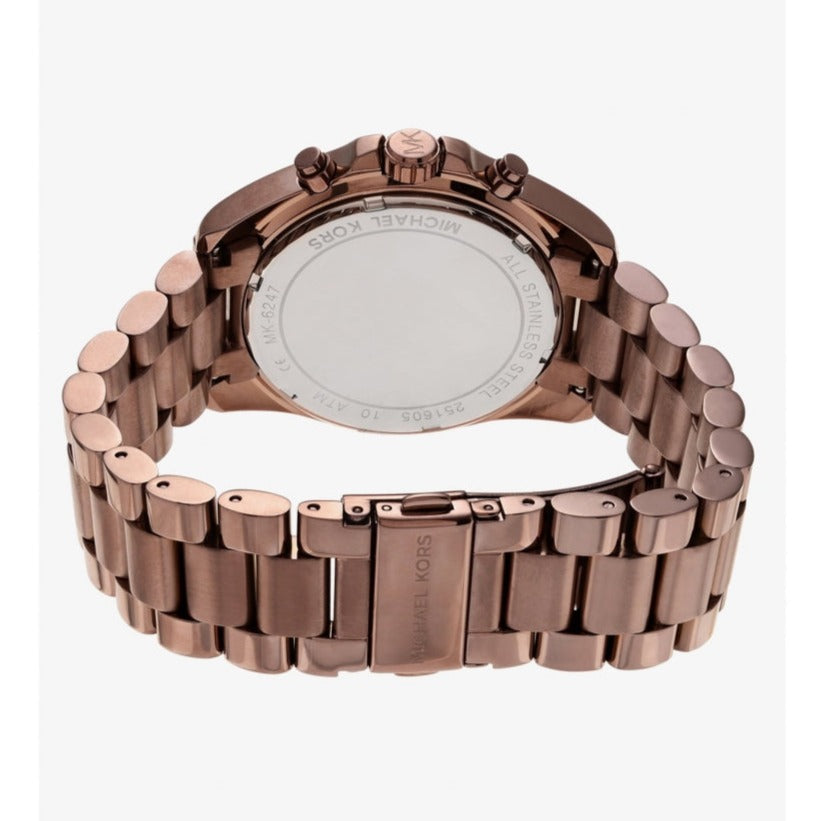  Shop Authentic Michael Kors Bradshaw Chronograph Brown Dial Brown Steel Strap Watch For Women - MK6247 - Luxxuri
