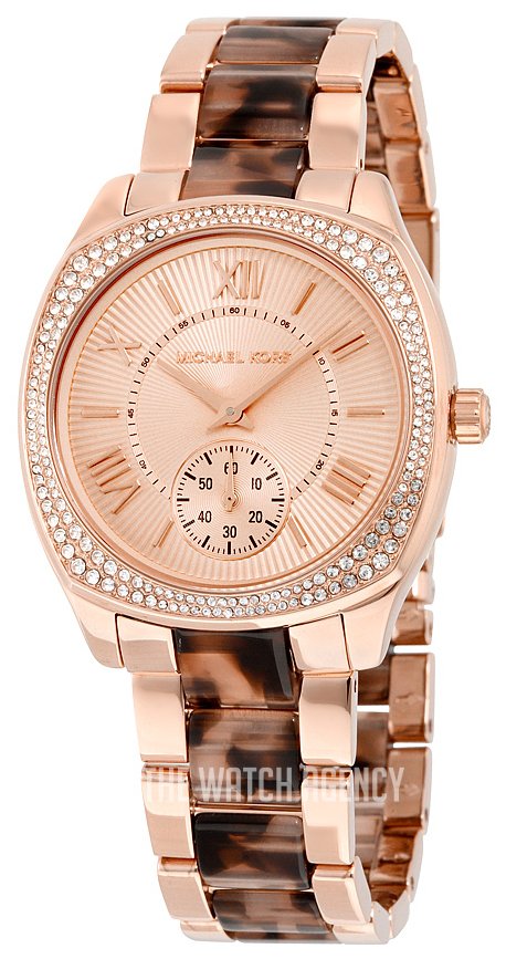  Shop Authentic Michael Kors Bryn Rose Gold Dial Two Tone Steel Strap Watch For Women - MK6276 - Luxxuri