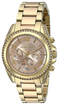  Shop Authentic Michael Kors Blair Chronograph Rose Gold Dial Two Tone Steel Strap Watch for Women - MK6316 - Luxxuri