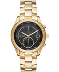  Shop Authentic Michael Kors Blair Quartz Black Dial Gold Steel Strap Watch For Women - MK6497 - Luxxuri