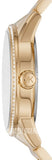  Shop Authentic Michael Kors Ritz Pave Crystals Gold Dial Gold Steel Strap Watch for Women - MK6862 - Luxxuri