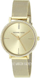  Shop Authentic Michael Kors Darci Quartz Gold Dial Gold Mesh Strap Watch for Women - MK7121 - Luxxuri